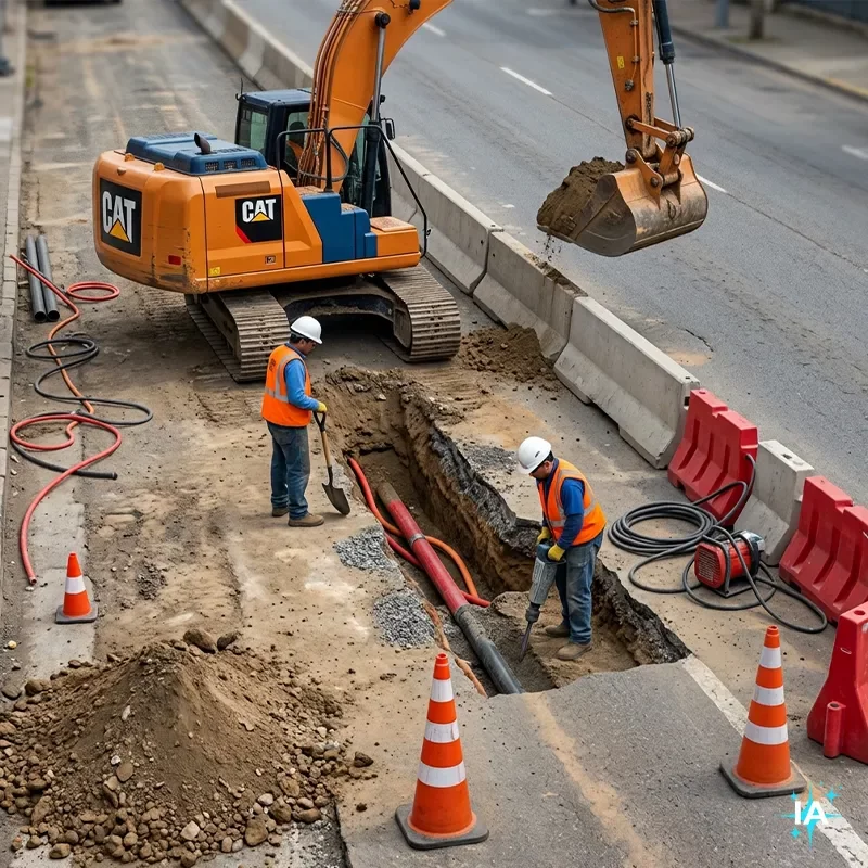 trabajos de obras p&uacute;blicas
